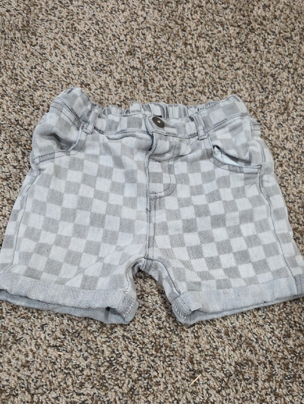 art class Light Gray Checkered Knit Shorts